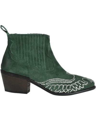 JE T'AIME Ankle Boots - Green
