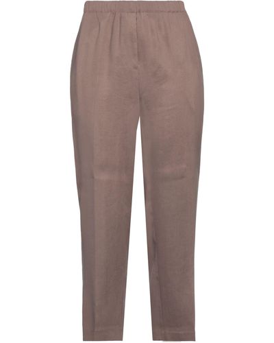 Grifoni Dove Pants Linen, Viscose, Elastane - Multicolor