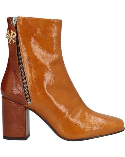 Pinko Shoes Boots Leather - Brown