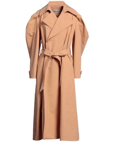 Issey Miyake Overcoat & Trench Coat - Orange