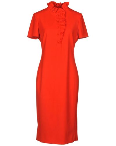 Lanvin Midi Dress - Red