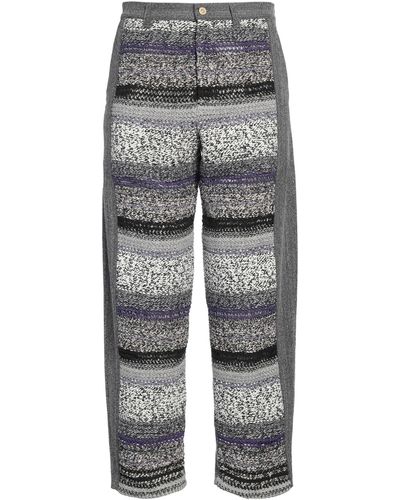 VITELLI Trousers Cotton, Wool, Polyester, Acrylic - Grey
