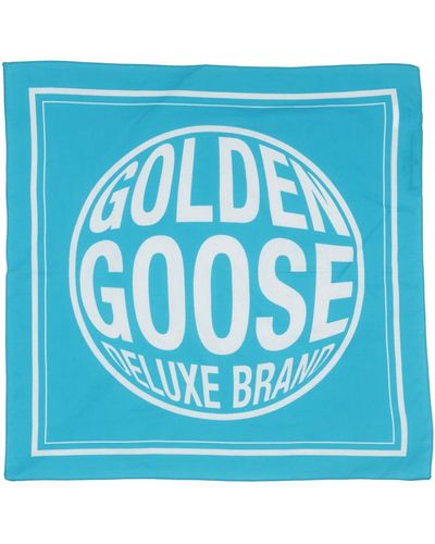 Golden Goose Écharpe - Bleu