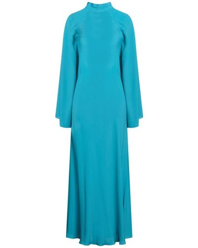 Erika Cavallini Semi Couture Maxi-Kleid - Blau