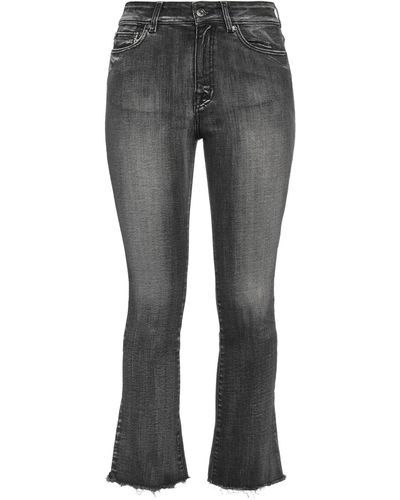 HTC Pantalon en jean - Gris