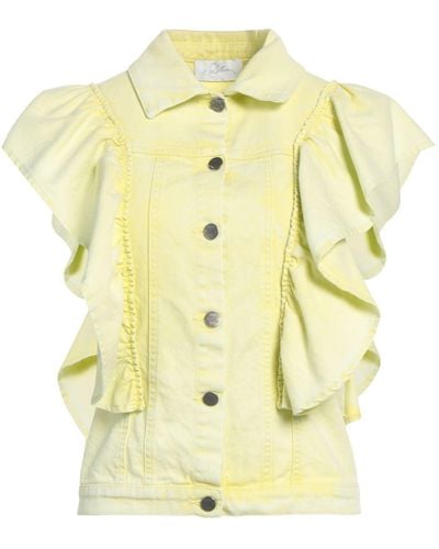 Soallure Denim Outerwear - Yellow