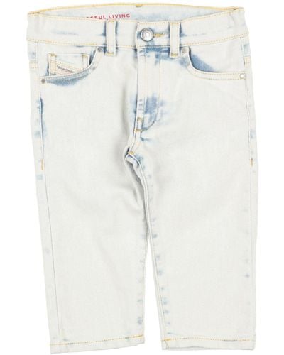 DIESEL Jeans Cotton, Polyester, Elastane - White