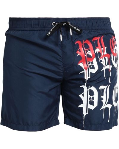 Philipp Plein Boxer Da Mare - Blu