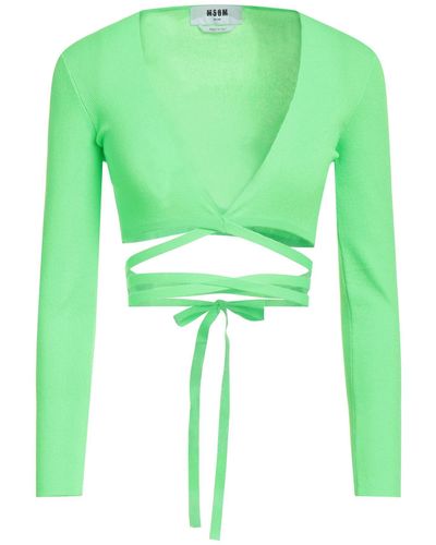 MSGM Wrap Cardigans - Green