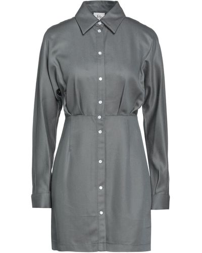 Attic And Barn Mini Dress - Gray
