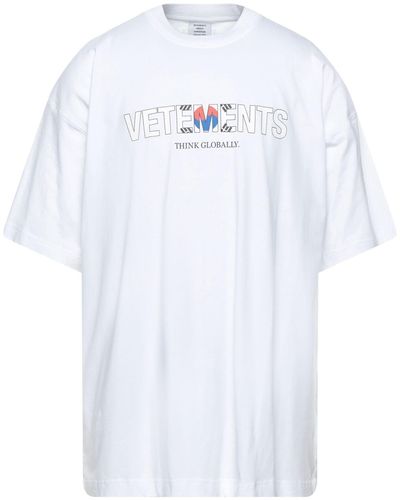 Vetements T-shirt - Bianco