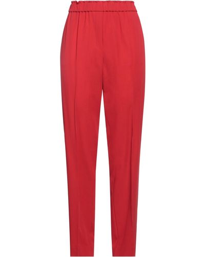 Les Copains Trousers - Red