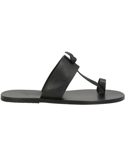 Ancient Greek Sandals Sandalias de dedo - Negro