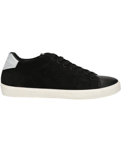 Leather Crown Trainers Leather - Black