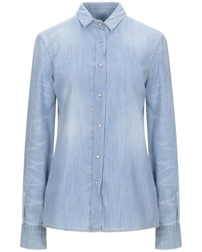 Frankie Morello Denim Shirt - Blue
