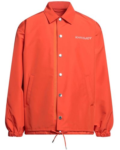 Khrisjoy Overcoat & Trench Coat - Red