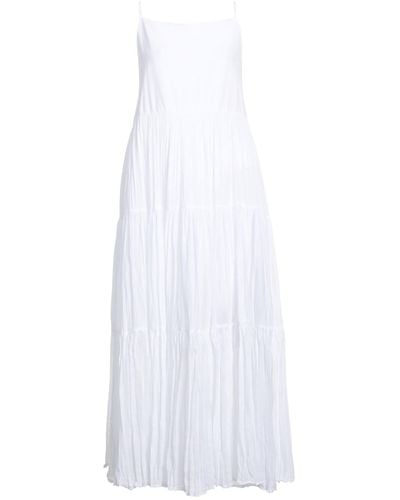 European Culture Maxi Dress - White