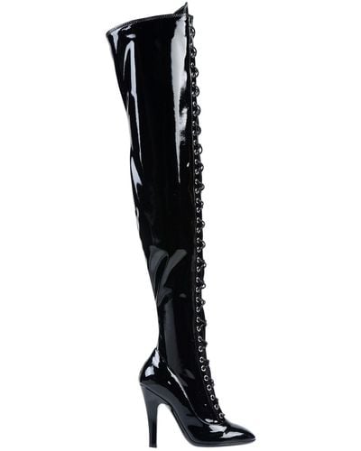 Moschino Knee Boots - Black
