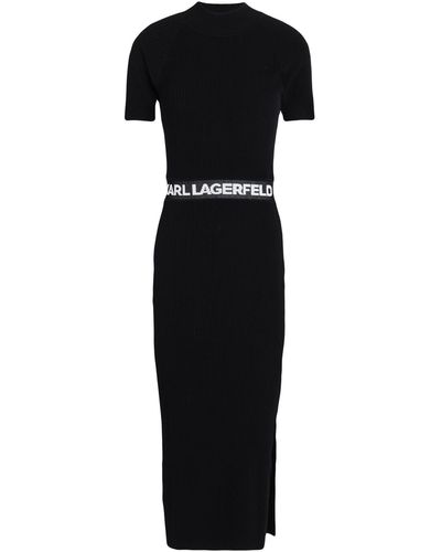 Karl Lagerfeld Midi Dress - Black