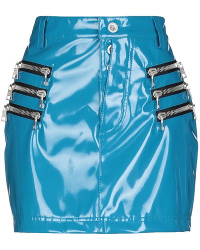 Unravel Project Mini Skirt - Blue