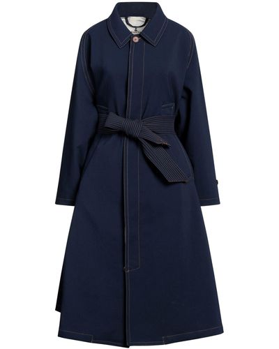 Barena Overcoat & Trench Coat - Blue