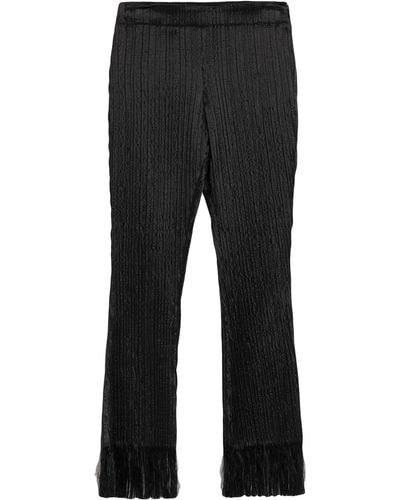 Chloé Cropped Trousers - Black