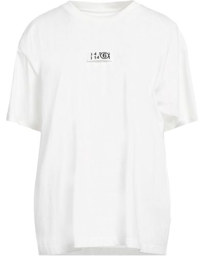 MM6 by Maison Martin Margiela Camiseta - Blanco