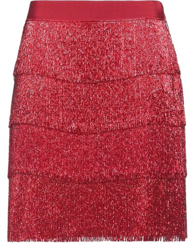 Alberta Ferretti Mini-jupe - Rouge