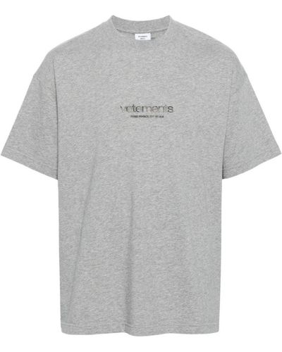 Vetements T-shirts - Grau