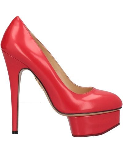 Charlotte Olympia Escarpins - Rouge
