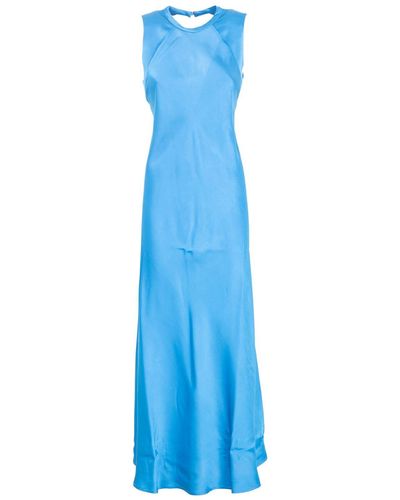 Ottod'Ame Vestito Lungo - Blu