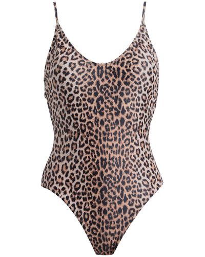 Pieces One-piece Swimsuit - Brown