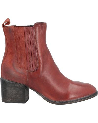 Moma Ankle Boots - Red