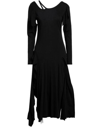 Yohji Yamamoto Midi Dress - Black
