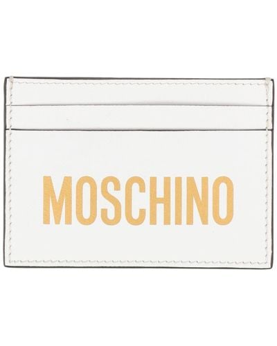 Moschino Dokumentenetui - Weiß