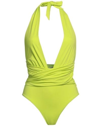 Leslie Amon One-piece Swimsuit - Yellow