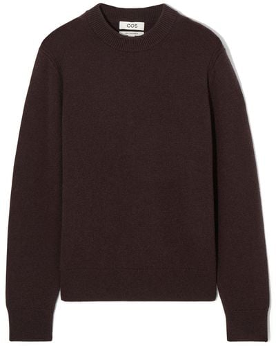 COS Pure Cashmere Jumper - Brown