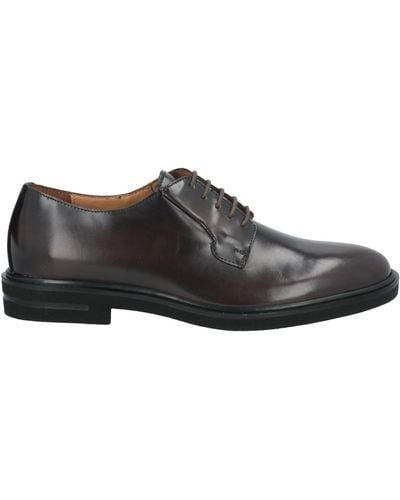 ROGAL'S Dark Lace-Up Shoes Leather - Brown