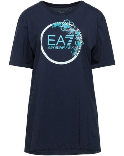 EA7 T-shirts - Blau