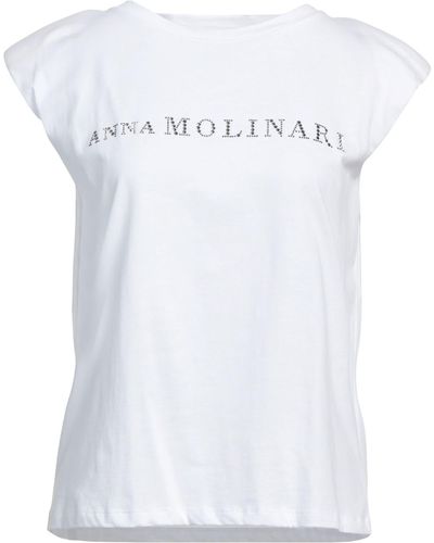 Anna Molinari T-shirts - Weiß