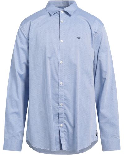 Armani Exchange Sky Shirt Cotton - Blue