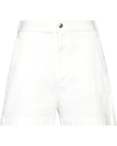 Sun 68 Denim Shorts - White