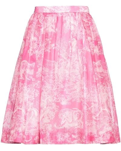 Dior Midi Skirt - Pink