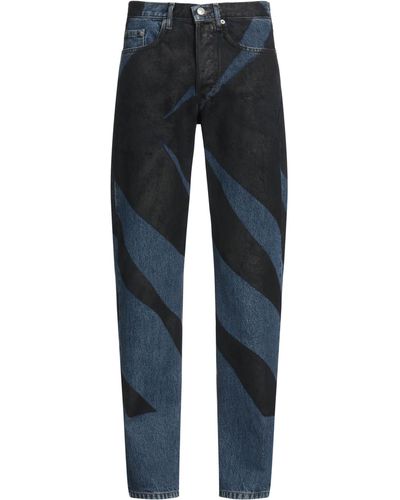 Dries Van Noten Pantaloni Jeans - Blu