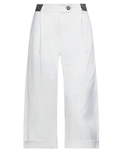 Pianurastudio Cropped Pants - White