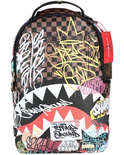 Sprayground Rucksack 'Sticker Campaign' 20L Braun - Stylisch & Praktisch