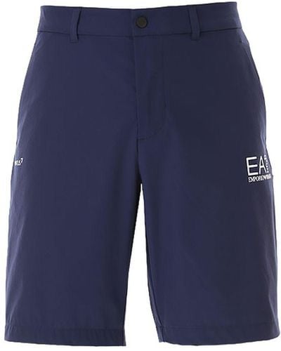 EA7 Shorts & Bermudashorts - Blau