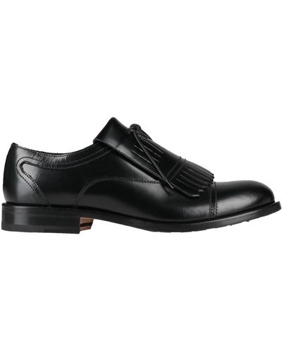 Pollini Lace-Up Shoes Leather - Black
