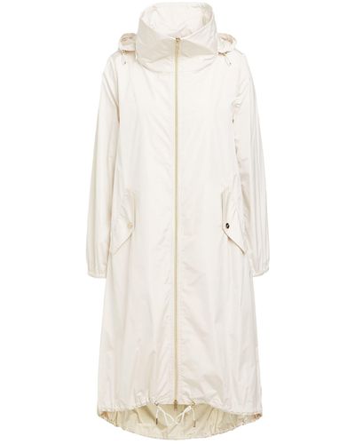 Herno Ivory Overcoat & Trench Coat Polyester - White