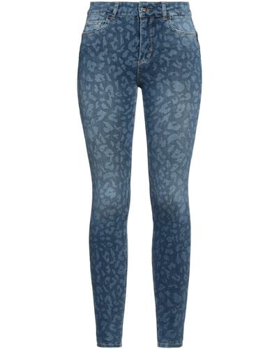 Rebel Queen Pantaloni Jeans - Blu